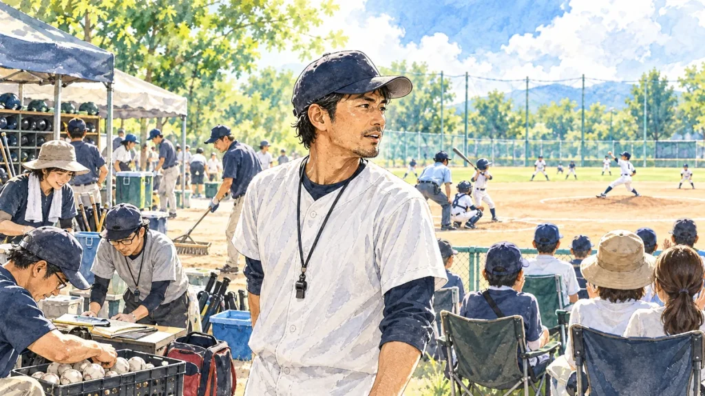 少年野球の試合を支える見えない裏方仕事とパパコーチ